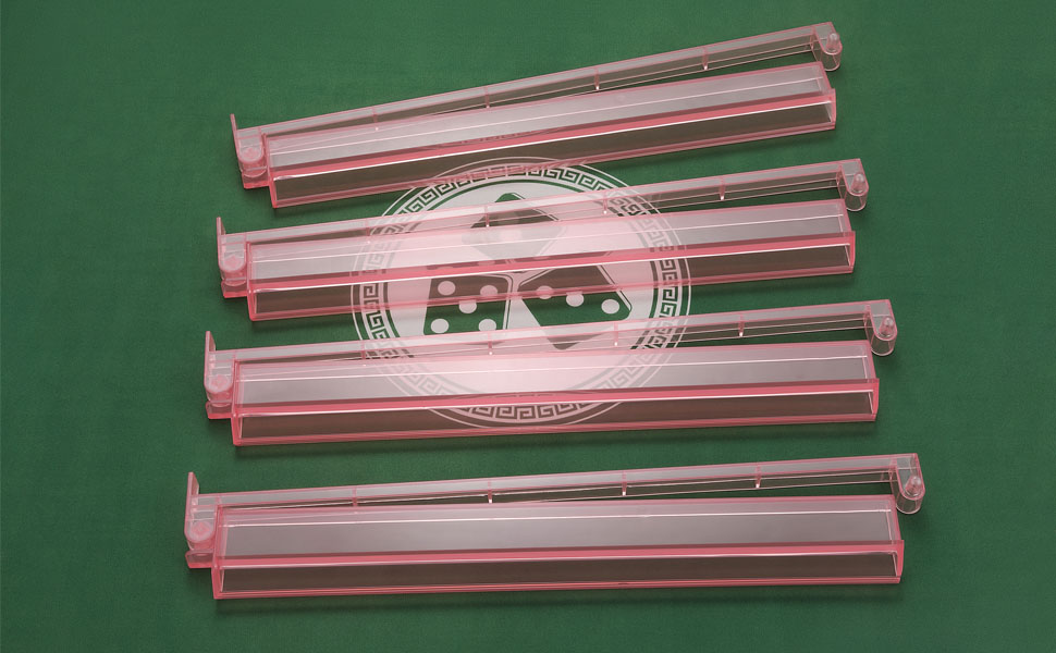 mahjong racks with pusher