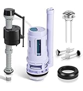 3-Inch Dual Flush Valve Replacement Kit for 2-Piece Toilets, Universal Toilet Repair Kit with Pus...