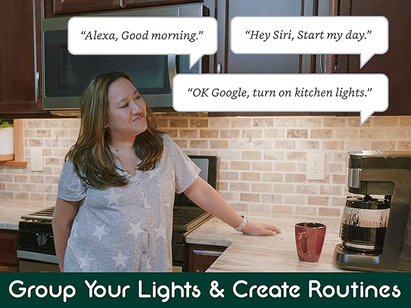 Smart Lighting Under Cabinet Lighting Puck Lights Alexa Lights Bar Lights Cabinet Lights