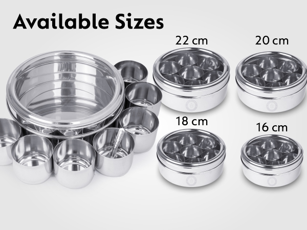 stainless steel spices box