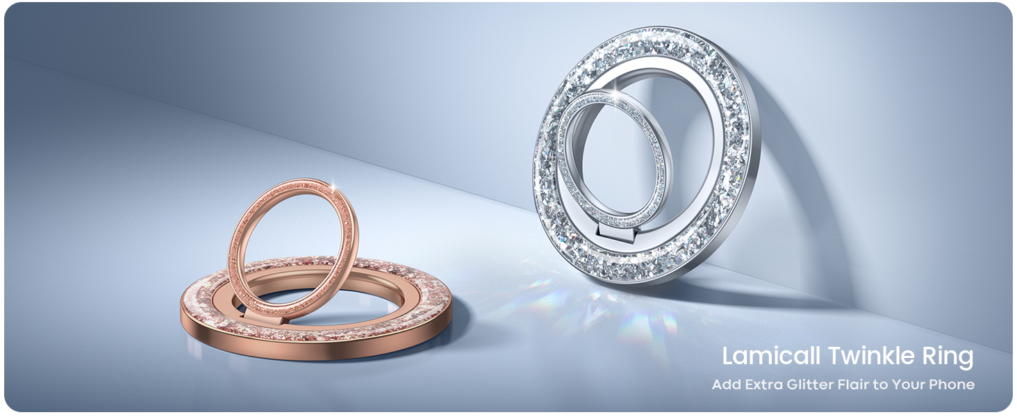 lamicall twinkle ring glitter bling bling sparkle