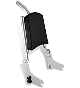 Trident Sissy Bar Backrest Detachable Passenger Backrest Compatible with Harley Touring Road King...