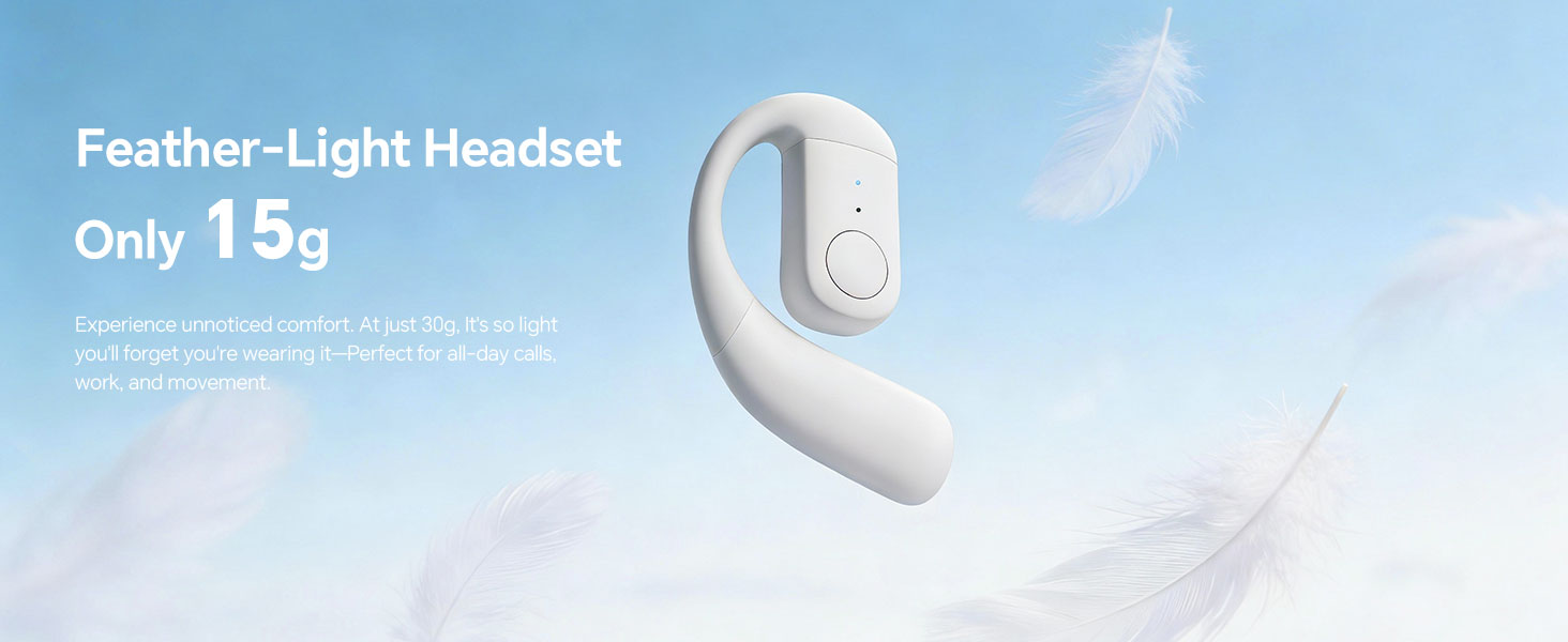 Feather-Light Headset Only 15g