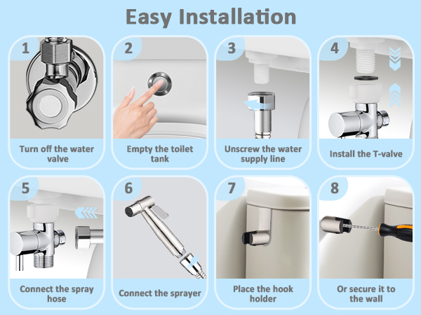 Toilet Bidet Spray with Filter
