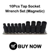 Tap Socket Wrench Set 1/4” 3/8” Drive External Tap Socket Adapter Torx Socket Set Screw Tapping Sock