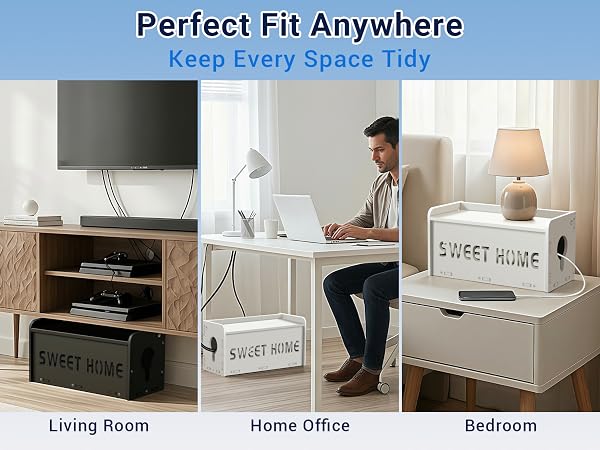 Cable Management Organizer Box