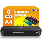CAREGY 9-Inch Thermal Laminator Machine for Documents and Photos, Easy to Use for Office, School,...