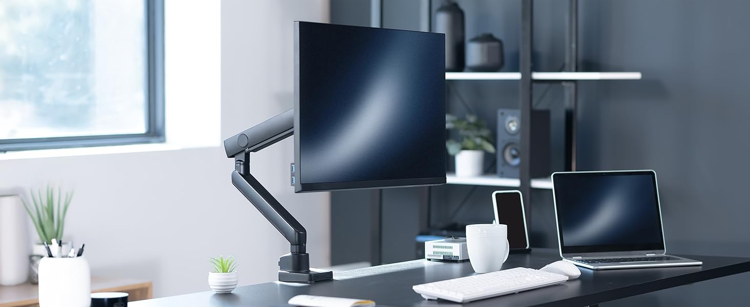 mechanical spring arm mount