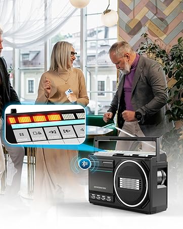 Retro Bluetooth Boombox