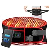 F&amp;G Cordless Heating Massage Belt,Heating Pad for Back with 3 Heat 5 Vibration,10,000mAh Battery,...