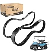 10L0L Golf cart Clutch Drive Belt&amp; Starter Generator Belt Kit for Club Car DS 1992-UP, Precedent ...