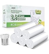 2.6 Gallon Small Trash Bags, 180 Counts Inwaysin Ultra Thick &amp; Strong Small Garbage...