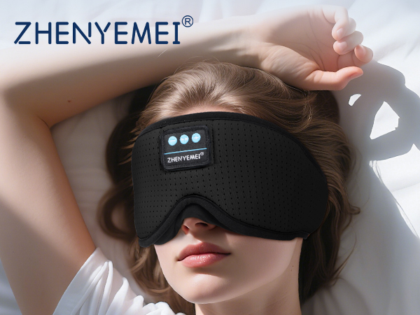 3D Sleep Mask with Bluetooth Headphones