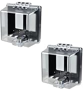 PKLIYH Outdoor Weatherproof Outlet Cover Box-Child Proof Electrical Enclosure for Garden, Pool &amp; ...