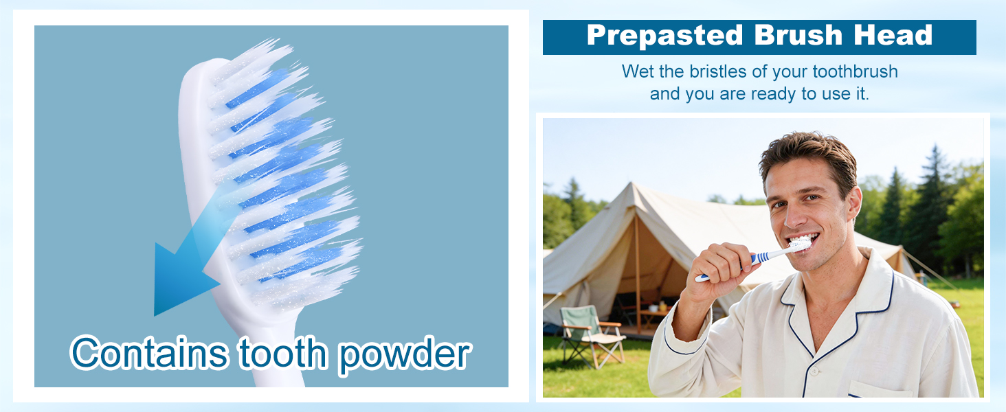 Soft Bristle Travel Tooth Brush Set