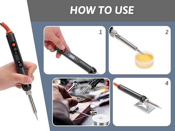 NORYEEBRAN 110V Soldering Iron Premium Kit 