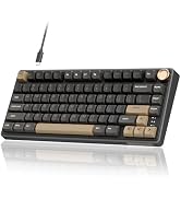 RK ROYAL KLUDGE R75 Wired Gaming Keyboard with Volume Knob, 75% Mechanical Gaming Keyboard Custom...