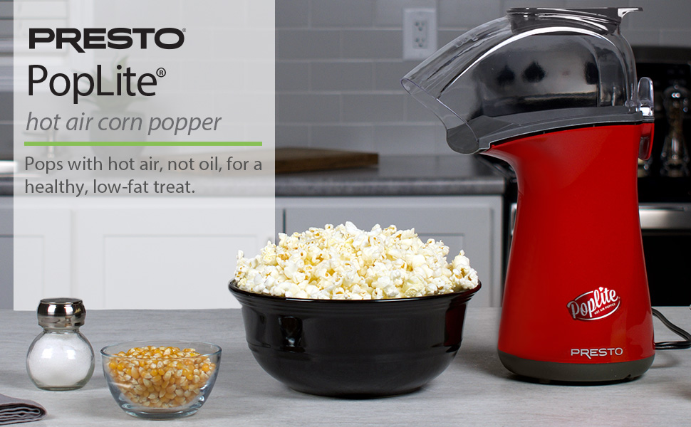 04863 Poplite Hot Air Corn Popper (Red)