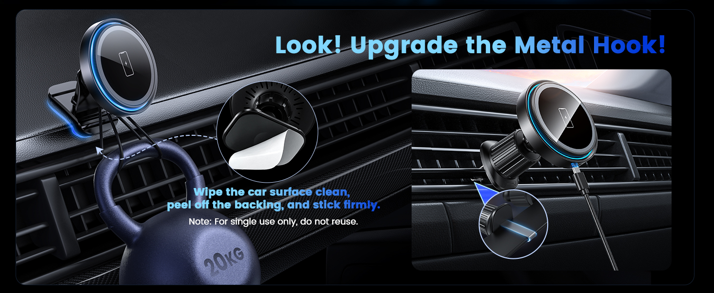 mag-safe car mount charger