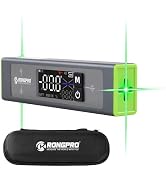 RONGPRO 3-in-1 Digital Level LCD Display, Aluminum Angle Finder with Magnetic, Laser Level with 1...