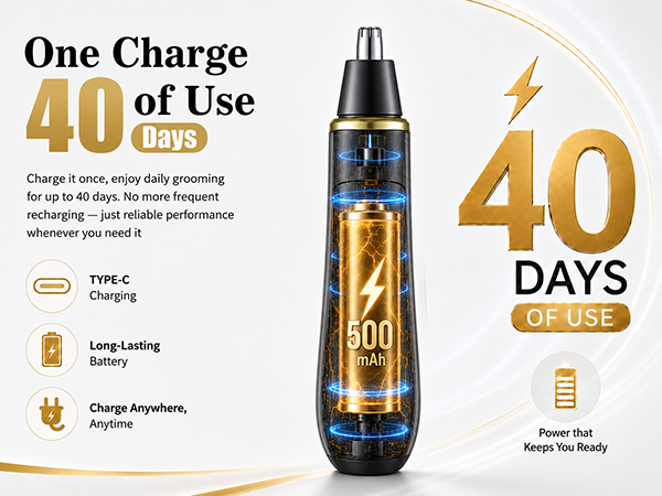 ear and nose hair trimmer for men