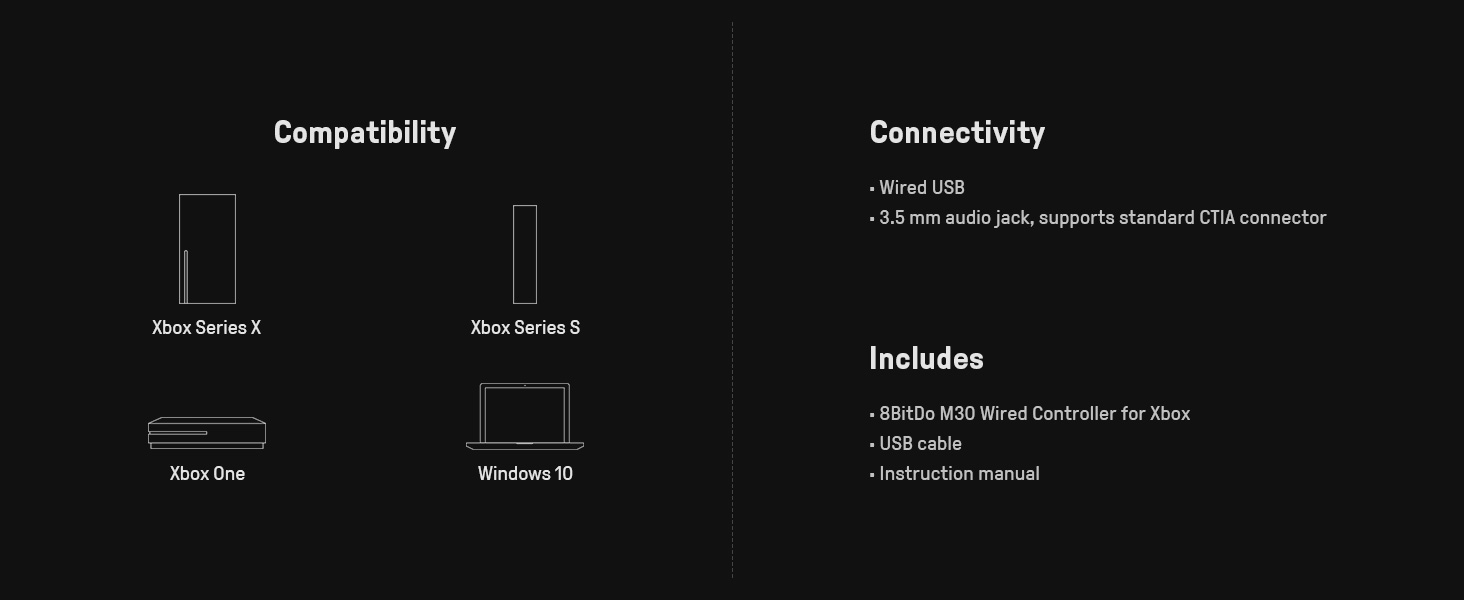 Wired Controller for Xbox Series X|S, fighting games Xbox One, pc Windows controller for xbox one