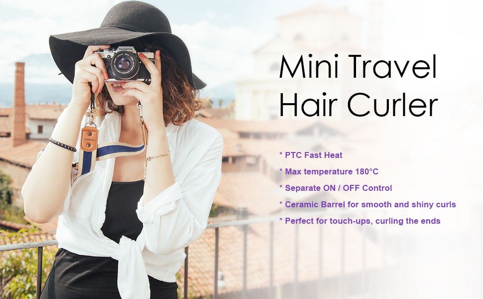 mini travel curling wand