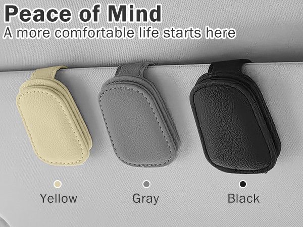 Sunglass Holder for Car Visor