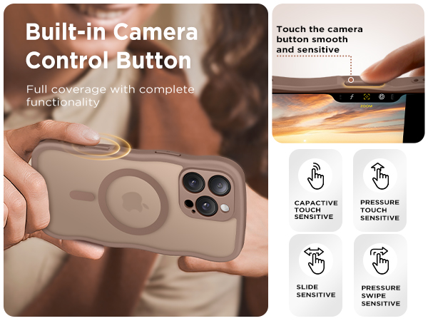 Case for iPhone 16 Pro with Built-in Camera Control Button