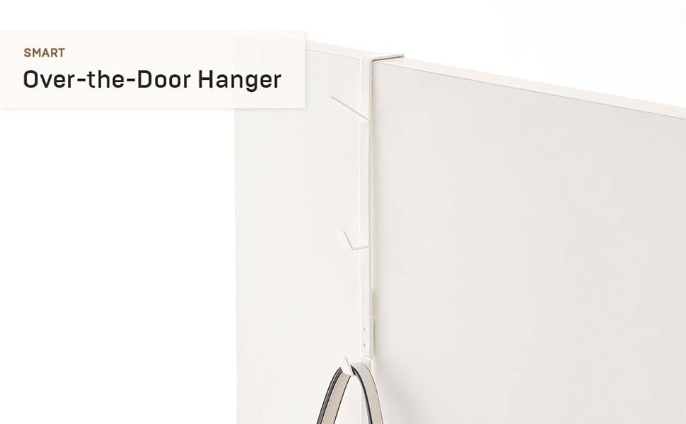 Over-the-Door Vertical Hooks displayed in a modern home