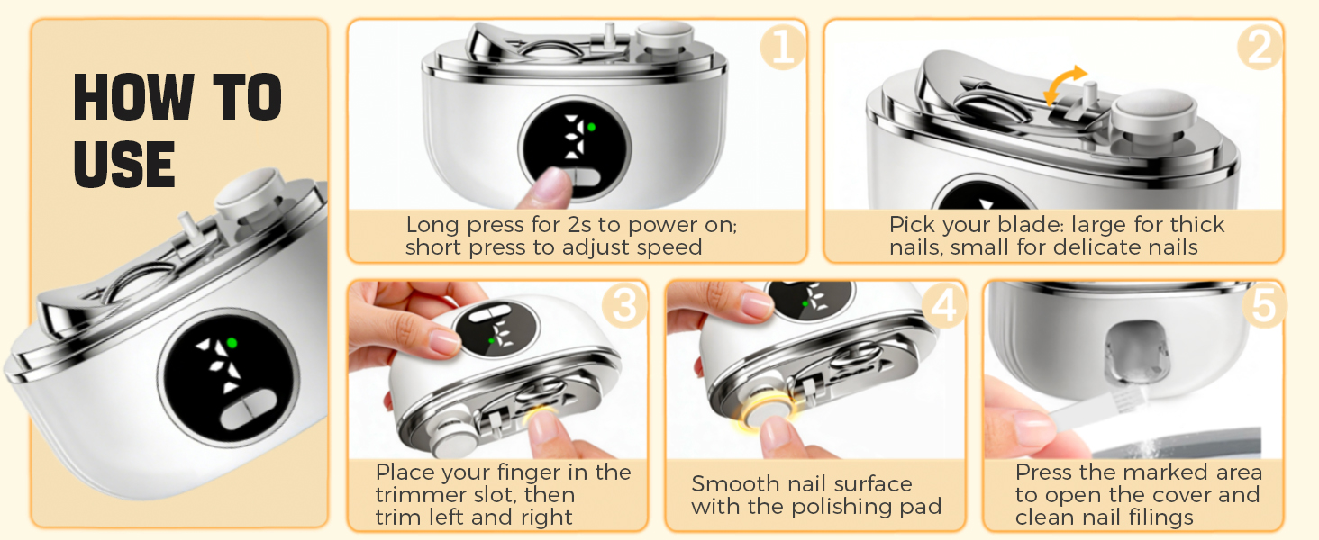 Electric nail clipper