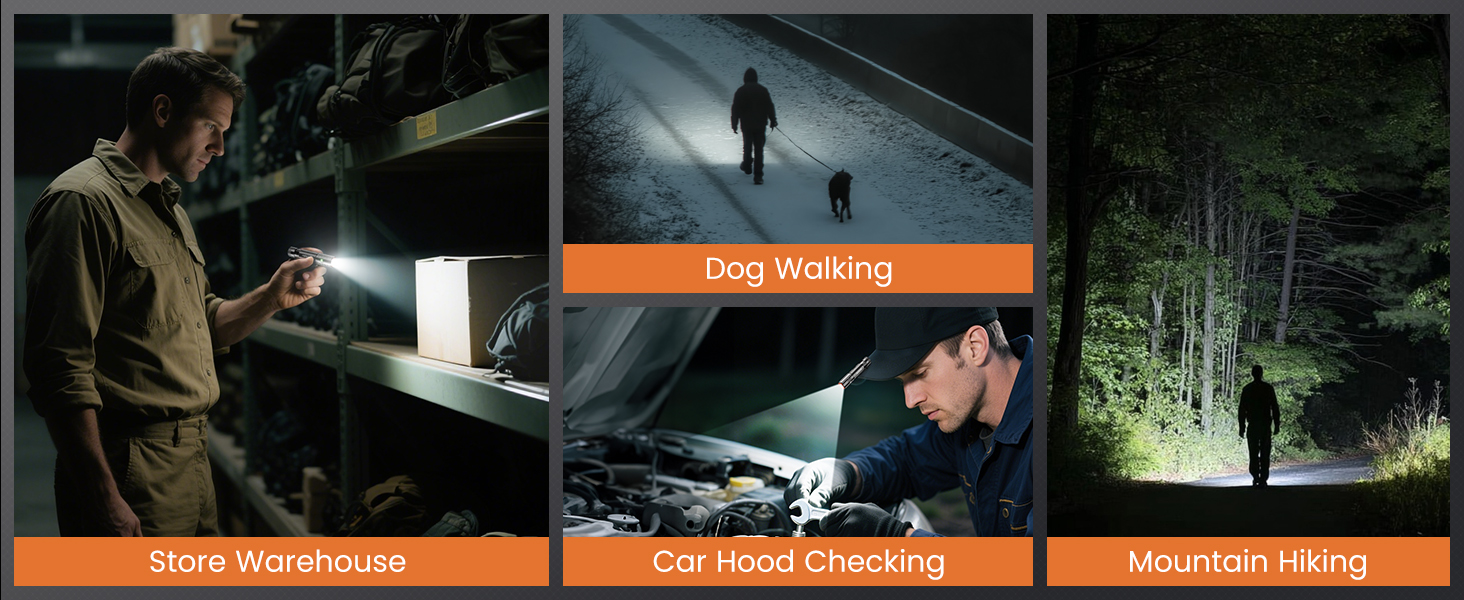 edc flashlight rechargeable