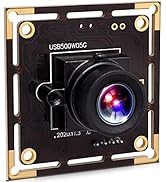 ELP 5mp Wide Angle USB Camera Module for Computer and Raspberry Pi Mini UVC USB2.0 PC Camera 100d...