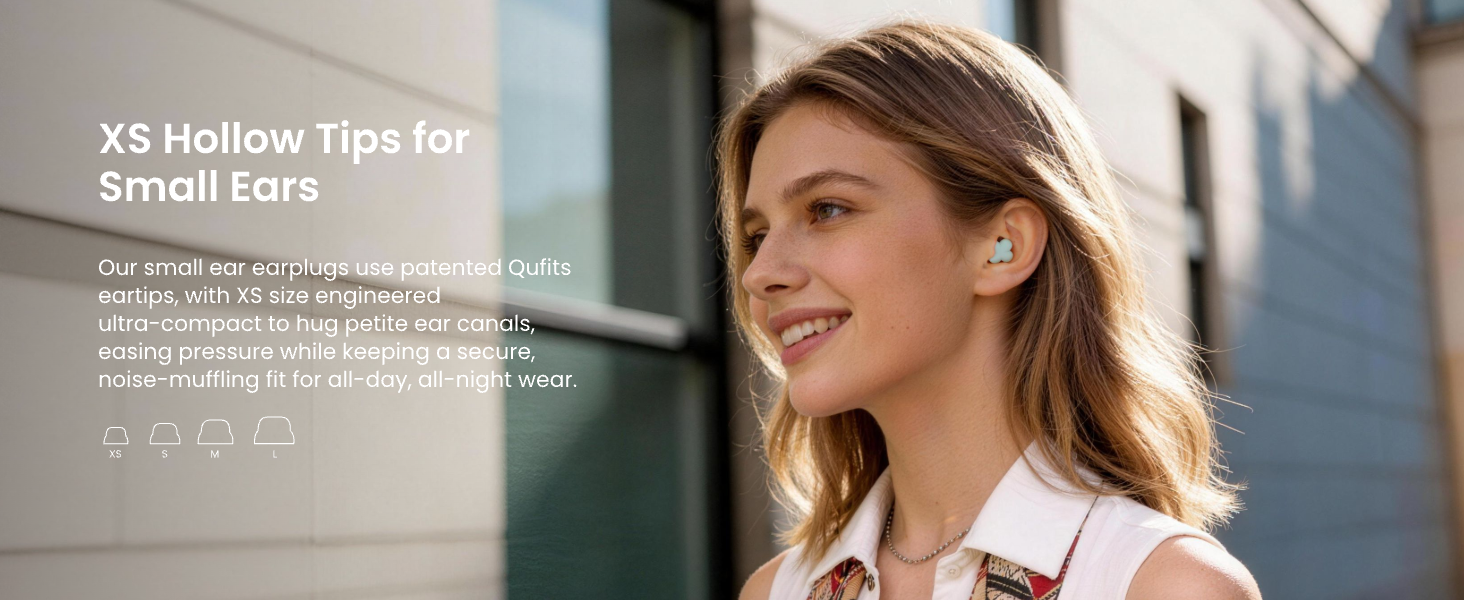Bloom Ear Plugs Noise Cancelling Women Small Ear Canals Reusable Silicone Earplugs Sleeping