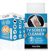 iCloth XL TV Screen Cleaning Wipes – 9