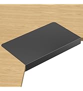 Suptek 17-inch Black Corner Mounting Bracket Extender for L-Shaped Desks – Fits Under-Desk Keyboa...