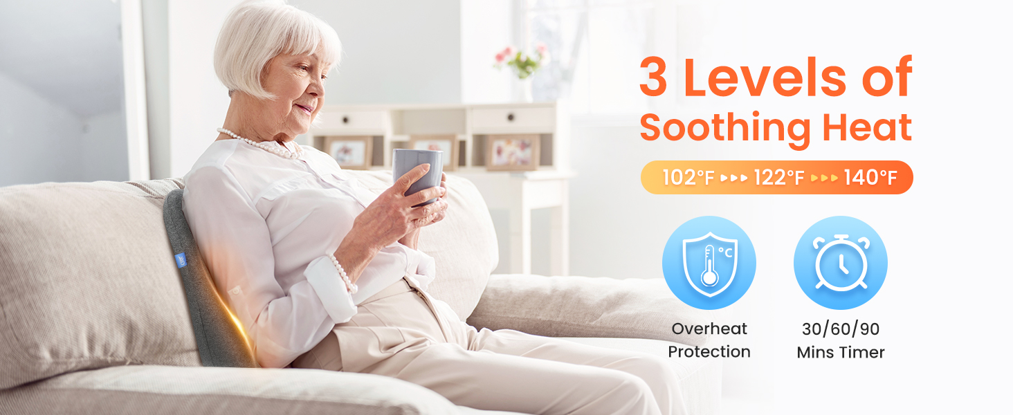 heated lumbar pillow