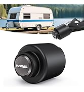 Trailer Lock Fits 2 5/16 Inch Coupler, Heavy-Duty Anti-Theft Steel Hitch Lock with Drain Hole, We...