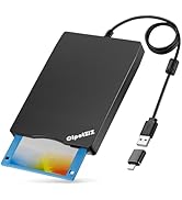 CIpotZIZ Floppy Disk Reader 3.5 inch External USB Type A&amp;C Floppy Disk Drive Floppy Disc Reader f...