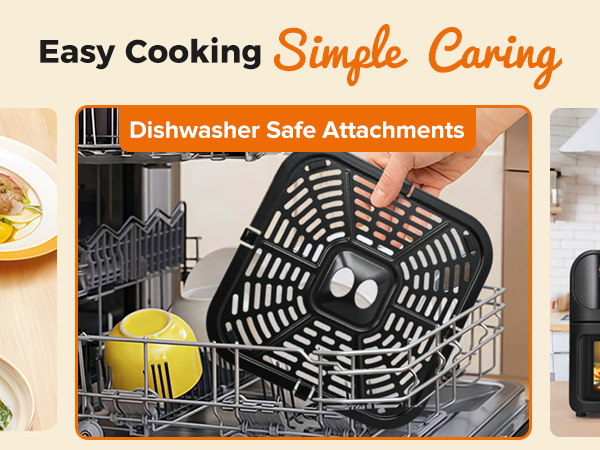 bear air fryer 6.4qt dishwasher safe