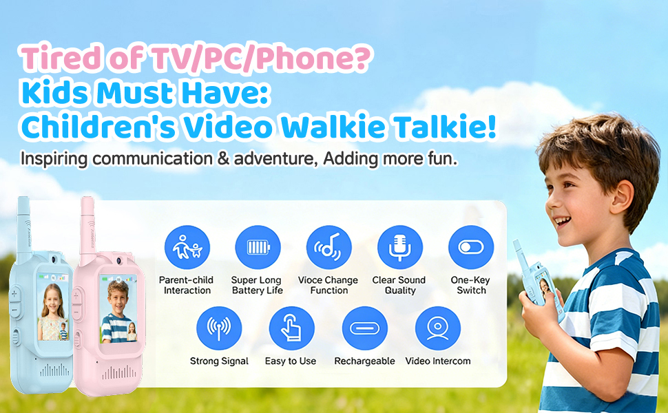 Video Walkie Talkies for Kids