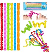 6 Pack Sensory Stick, Textured Silicone Sensory Toys, for Calming, Stress, Anxiety, ADHD &amp; Autism...