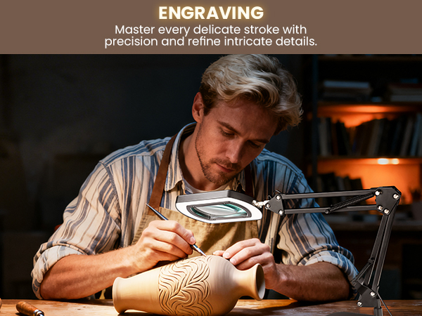 Magnifying Glass with Light