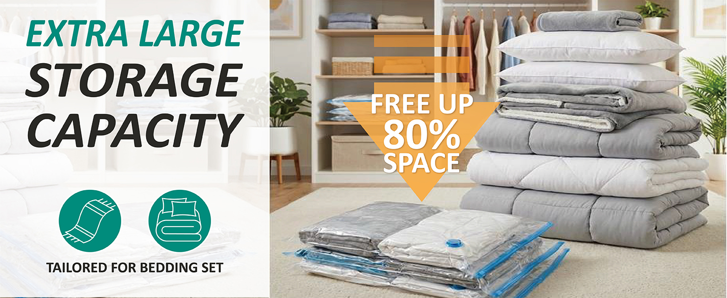 jumbo vacuum storage bags