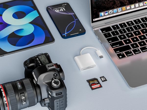 USB C SD Card Reader