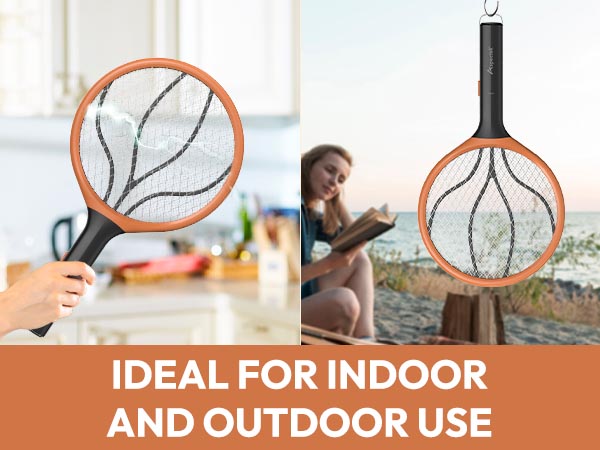 Electric Fly Swatter, High Voltage, Low Consumption, Insect Killer, Bug Zapper