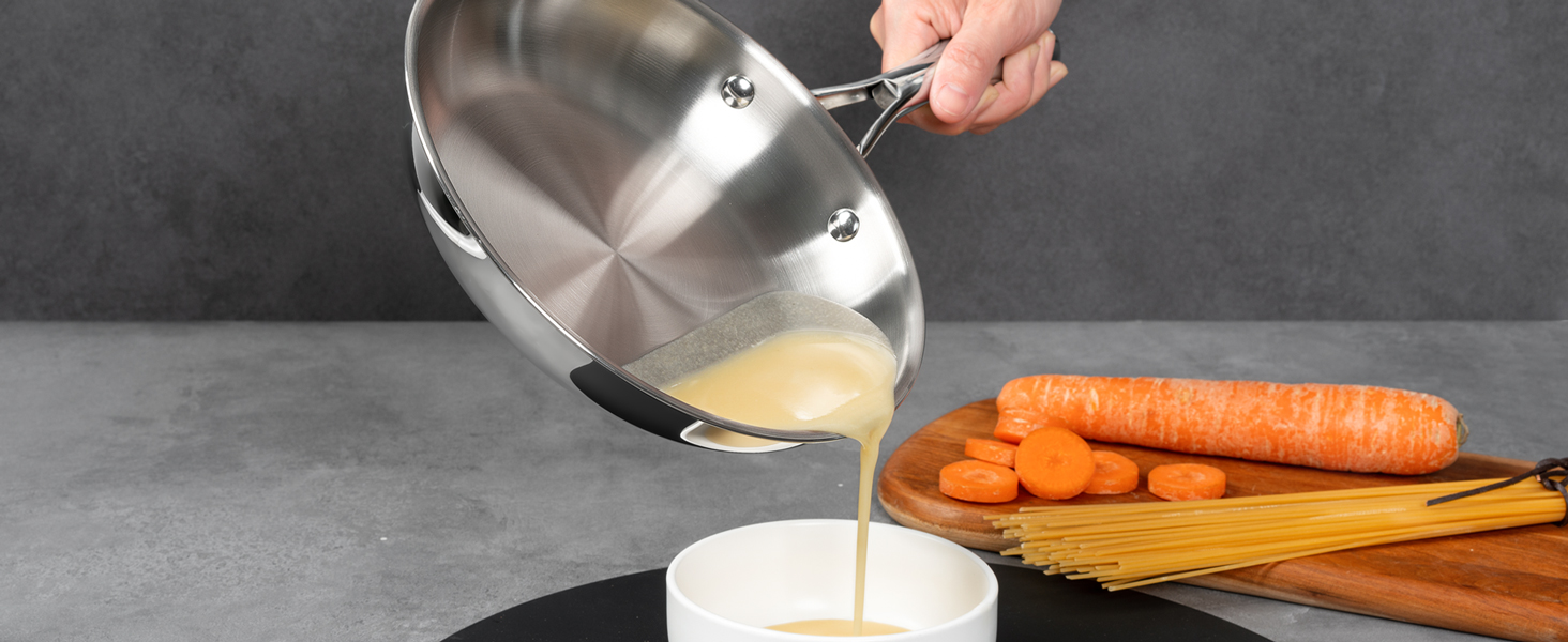 Stainless Steel Frying Pan 8 inch