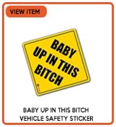 vehicle safety sticker
