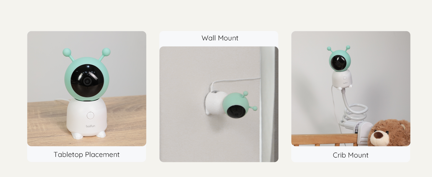 2K Wifi Smart Video Baby Monitor with Camera