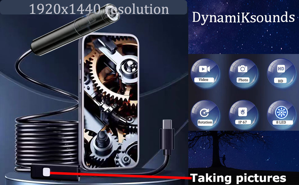 Endoscope Camera with Light